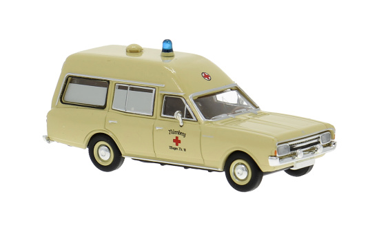 Brekina BRE20674 Opel Rekord C KTW - DRK Nürnberg 1:87