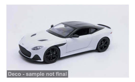 Welly WEL24131WHITE Aston Martin DBS - weiss , schwarz 1:24