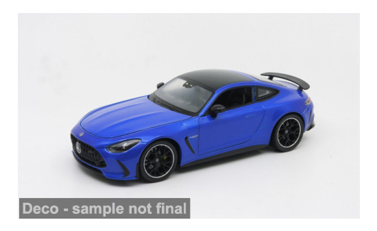 Welly WEL24132MET.BLUE Mercedes AMG GT - blau (Metallic) , schwarz 1:24