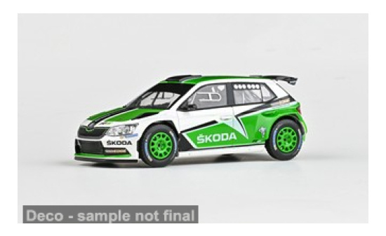 Abrex ABR143XAB-605T2eg Skoda Fabia III R5 - Skoda Motorsport Design - Vorbestellung 1:43