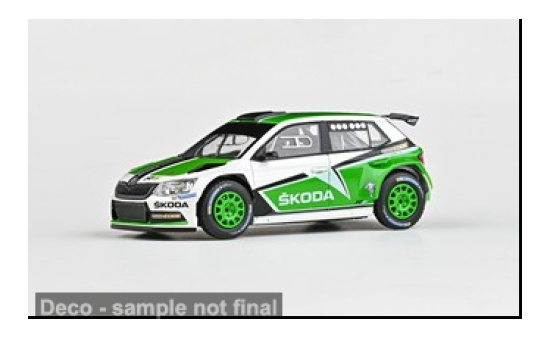 Abrex ABR143XAB-605T1eg Skoda Fabia III R5 - Skoda Motorsport Design - Vorbestellung 1:43