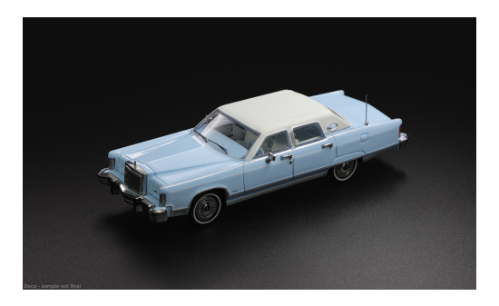 Sun Star SUN60004 Lincoln Continental - hellblau , weiss - Vorbestellung 1:64