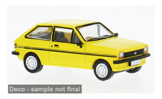 PCX87 PCX870769 Ford Fiesta MK I - gelb - Vorbestellung 1:87