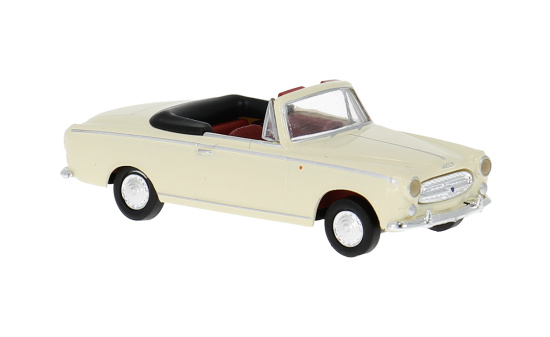 Brekina BRE29163 Peugeot 403 Cabriolet - weiss 1:87