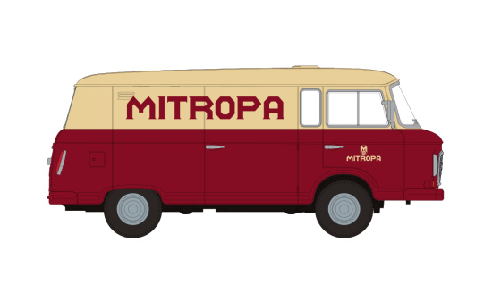 Brekina BRE30129 Barkas B 1000 Kasten - Mitropa - Vorbestellung 1:87