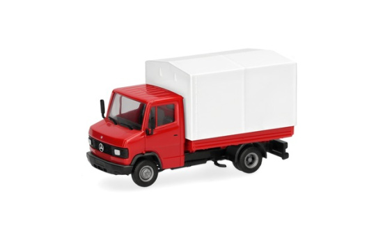 Herpa 099509 Herpa Basic: Mercedes-Benz T2 Pritsche/Plane, rot/weiß - Vorbestellung 1:87