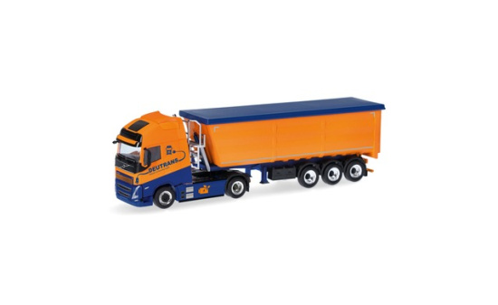 Herpa 318532 Volvo FH Globetrotter XL Electric Stahlmulden-Sattelzug 