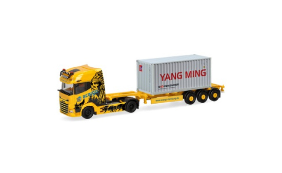 Herpa 321914 DAF XG+ Container-Sattelzug 