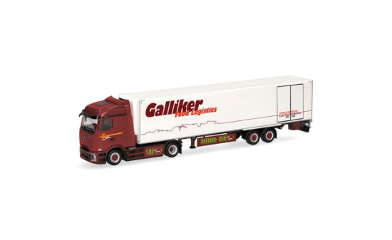 Herpa 321952 Mercedes-Benz eActros 600 Bigspace Kühlkoffer-Sattelzug 