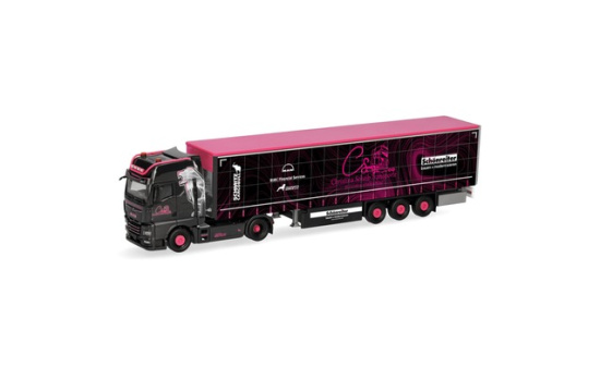 Herpa 322003 MAN TGX GX Gardinenplanen-Sattelzug 