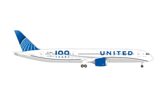 Herpa 539050 United Airlines Boeing 787-9 Dreamliner 