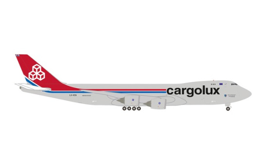 Herpa 539234 Cargolux Boeing 747-8F LX-VCN 