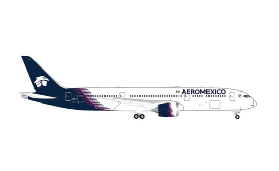 Herpa 539425 Aeroméxico Boeing 787-9 Dreamliner - new livery N815AM - Vorbestellung 1:500