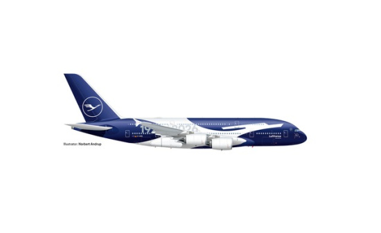 Herpa 574112 Lufthansa Airbus A380 