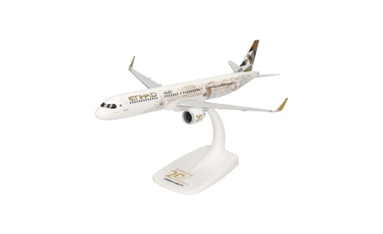 Herpa 615013 Etihad Airways Airbus A321neo - 20th Anniversary A6-AEN - Vorbestellung 1:200