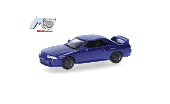 Micro City 87MC000101 MicroCity: Nissan Skyline GTR32, blau - Vorbestellung 1:87