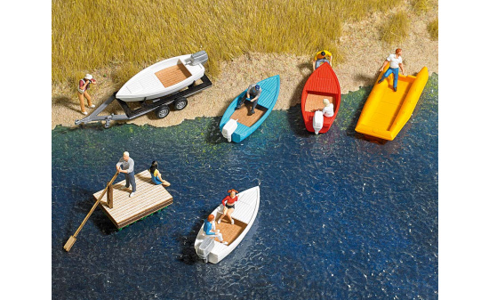 Busch 1157 Boote-Set 1:87