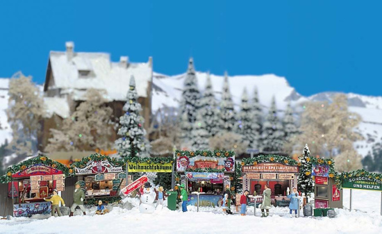 Busch 1059 Weihnachtsmarkt 1:87