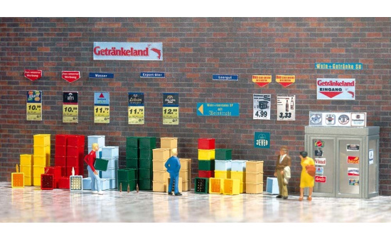 Busch 1134 Getränkekisten-Set - Vorbestellung 1:87