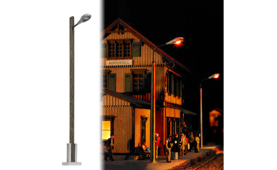 Busch 4134 Lampe mit Holzmast - Vorbestellung 1:87