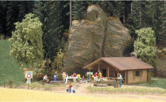 Busch 1035 Blockhütte - Vorbestellung 1:87