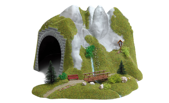 Busch 3016 Tunnel mit Bach - Vorbestellung 1:87