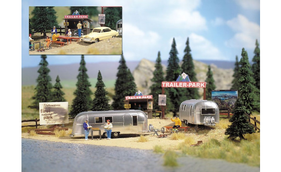 Busch 1054 Trailer Park 1:87