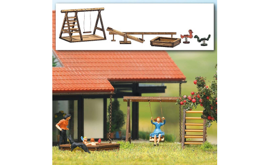 Busch 1485 Spielplatz - Vorbestellung 1:87