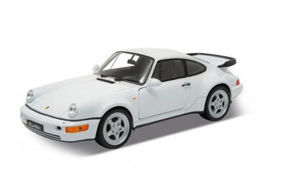 Welly WEL24023we Porsche 911 (964) Turbo - weiss 1:24