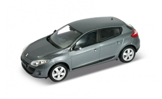 Welly WEL24006gr Renault Megane - grau (Metallic) - Vorbestellung 1:24