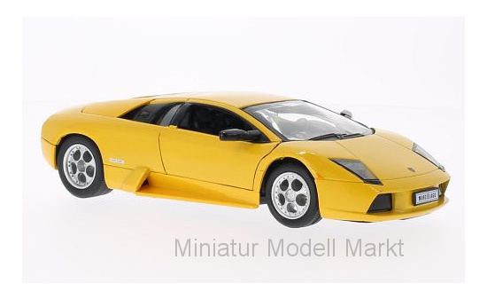 Welly WEL22438ge Lamborghini Murcielago - gelb 1:24