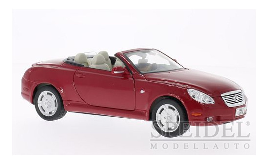 Welly WEL22439rt Lexus SC 430 - dunkelrot - Vorbestellung 1:24