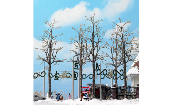 Busch 6158 4 winterl.Platanen 1:87