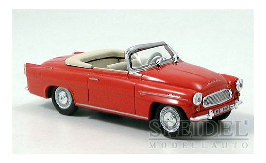 Abrex ABR143ABS-703BB Skoda Felicia Roadster - dunkelrot 1:43