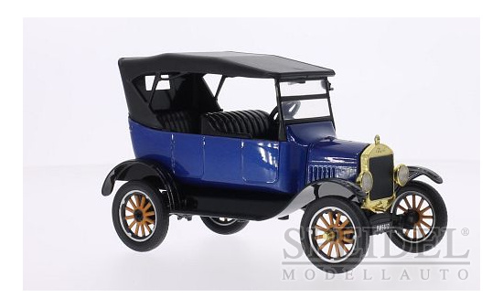 Motormax MOM79319BU Ford Model T Touring - blau (Metallic) - Vorbestellung 1:24