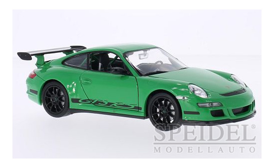 Welly WEL22495GREEN Porsche 911 GT3 RS (997) - grün , Dekor 1:24