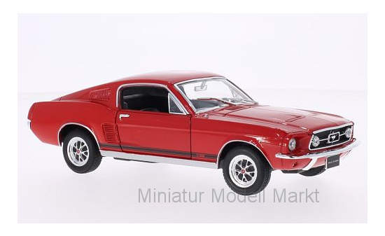 Welly WEL22522RED Ford Mustang GT Fastback - rot 1:24