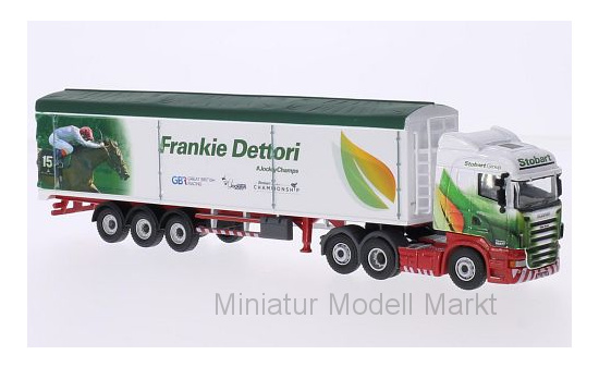 Oxford OXF76SHL09WF Scania R450 HL - Stobart - Frankie Dettori 1:76