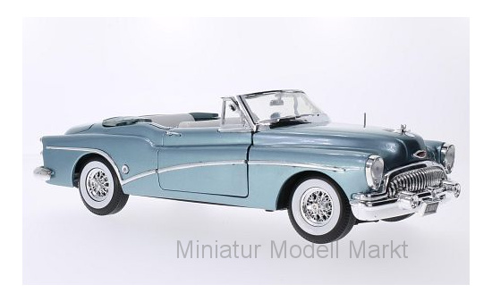 Motormax MOM73129MET.-BLUE Buick Skylark Convertible - hellblau (Metallic) - Vorbestellung 1:18