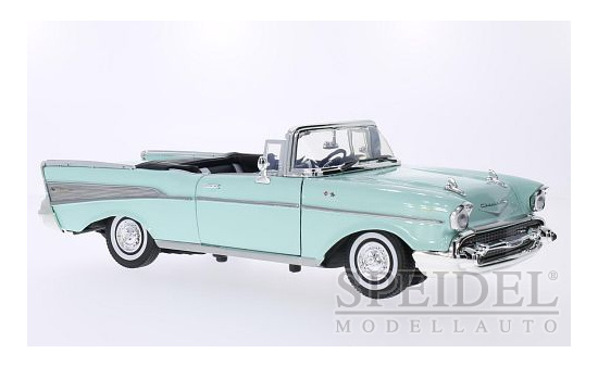 Motormax MOM73175LIGHT-GREEN Chevrolet Bel Air Convertible - hellgrün - Vorbestellung 1:18