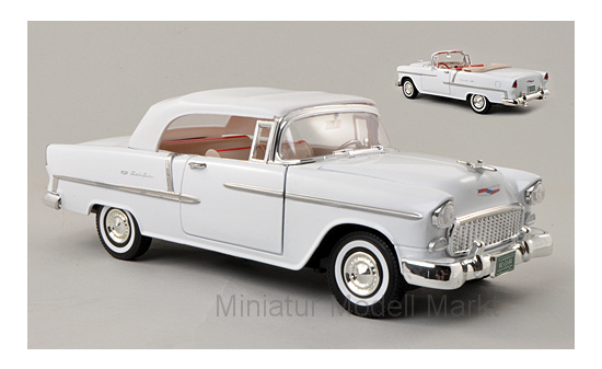 Motormax MOM73184WHITE Chevrolet Bel Air Convertible - weiss - Vorbestellung 1:18