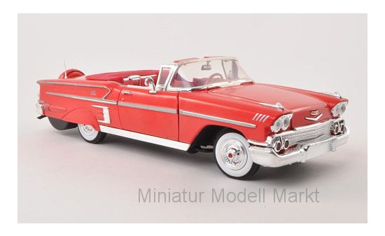 Motormax MOM73112RED Chevrolet Impala Convertible - rot - Vorbestellung 1:18