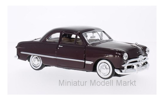 Motormax MOM73213BURGUNDY Ford Coupe - dunkelrot - Vorbestellung 1:24