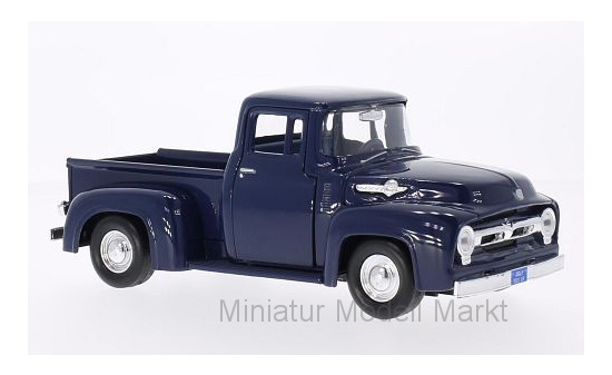 Motormax MOM73235BLUE Ford F-100 Pick Up - dunkelblau - Vorbestellung 1:24