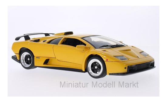 Motormax MOM73168MET.-YELLOW Lamborghini Diablo GT - gelb (Metallic) - Vorbestellung 1:18