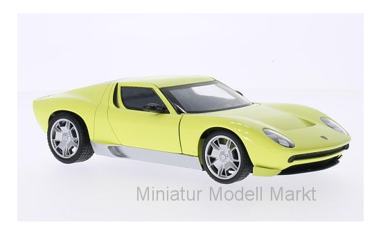 Motormax MOM73367YELLOW Lamborghini Miura Concept - hellgelb - Vorbestellung 1:24