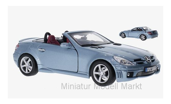 Motormax MOM73162MET.-BLUE Mercedes SLK 55 AMG (R171) - blau (Metallic) - Vorbestellung 1:18