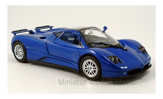 Motormax MOM73147MET.-BLUE Pagani Zonda C12 - blau (Metallic) - Vorbestellung 1:18