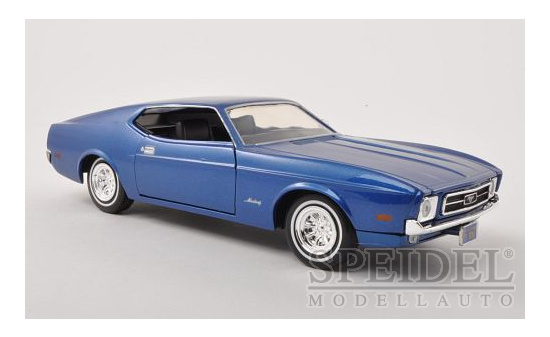 Motormax MOM73327MET.-BLUE Ford Mustang Sportsroof - blau (Metallic) - Vorbestellung 1:24