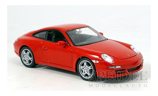 Welly WEL22477rt Porsche 911 (997), Carrera S - rot - Vorbestellung 1:24